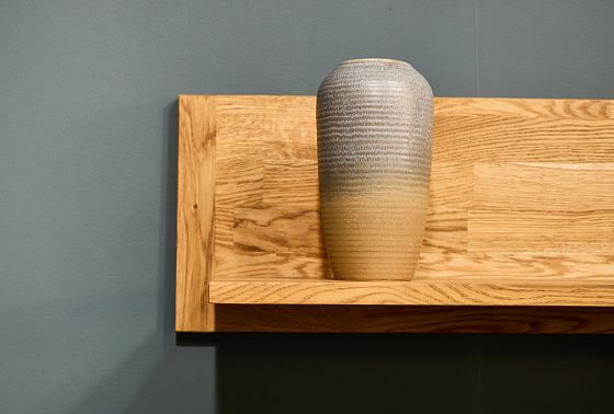 Полка навесная "Ирвинг" массив дуба 2