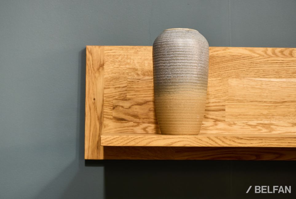 Полка навесная "Ирвинг" массив дуба 2