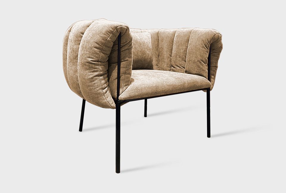 "Лео" кресло; нераскл.; 12; металл/цвет; начальная группа ткани