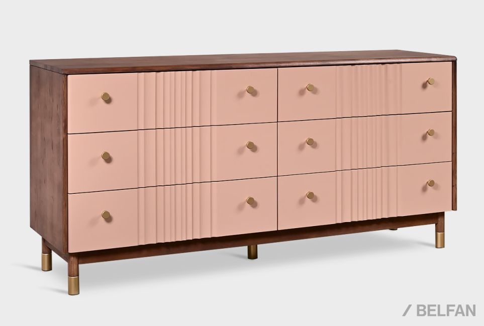 Комод "Меридиан" 6 массив дуба, МДФ 2