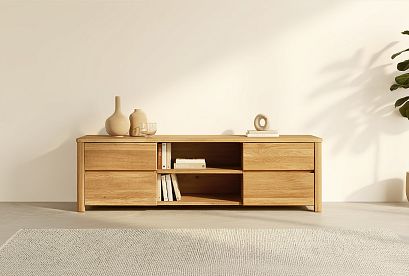 Тумба под ТВ "Норд"; бейц-масло