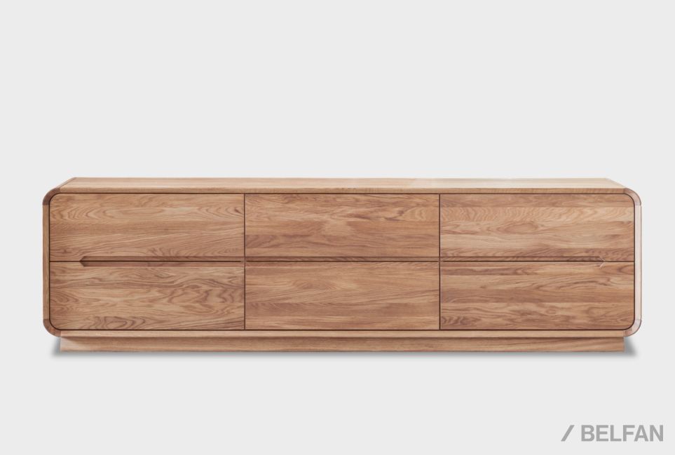 Тумба под ТВ "Монблан" 200 массив дуба 2