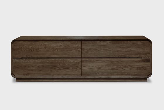 Тумба под ТВ "Монблан" 180 массив дуба 5