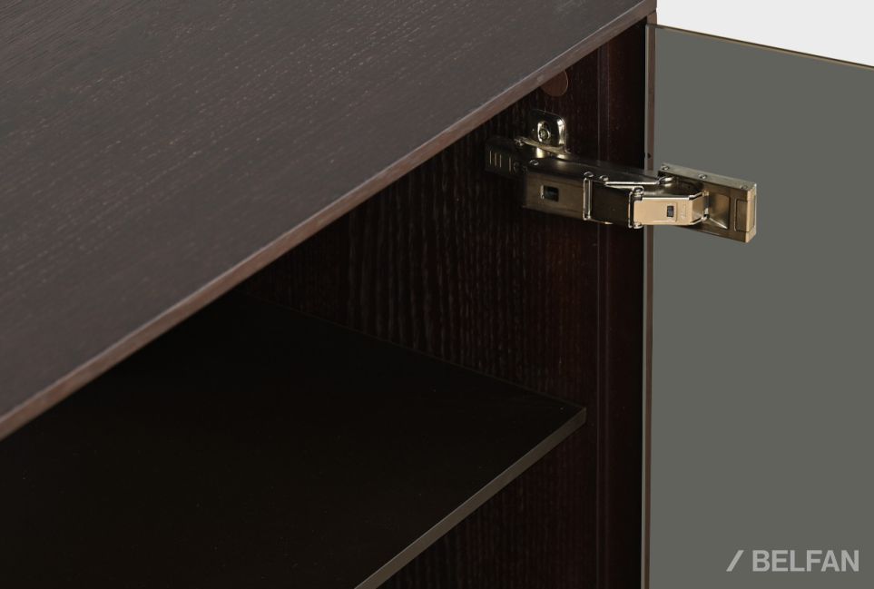 Модуль настенный "Монреаль" (стекло) шпон дуба, МДФ 2