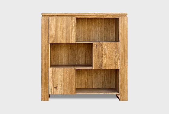 Стеллаж "Берген" В-123 массив и шпон дуба 5