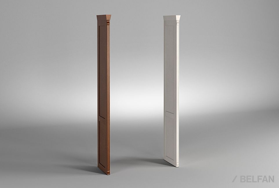 Фасад боковой "Тэфи" массив и шпон дуба 2