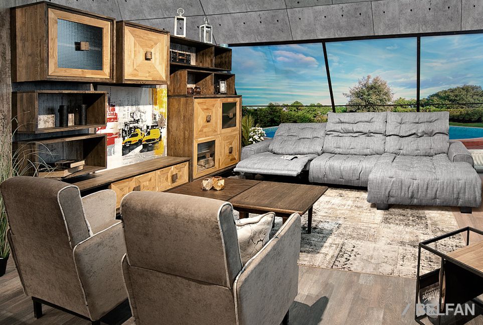 Полка настенная "Cube Design" 1 массив дуба 8