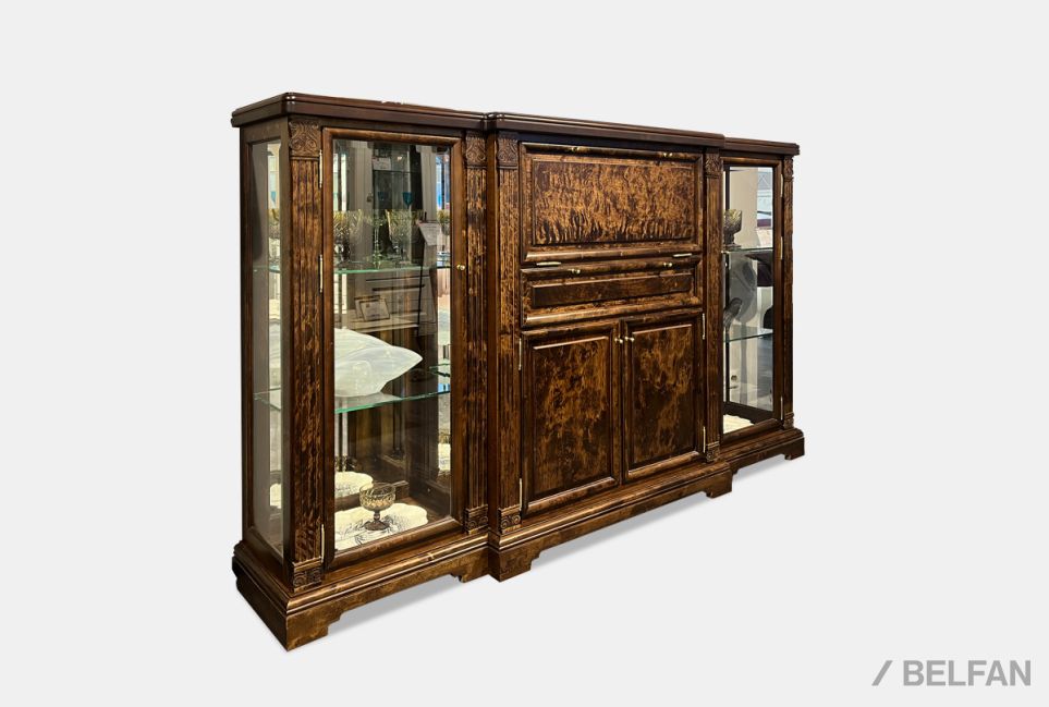 Тумба "Престиж" массив и шпон берёзы 2