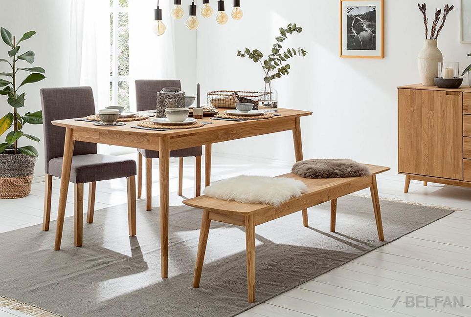 Скамья "Ирвинг" массив дуба 3