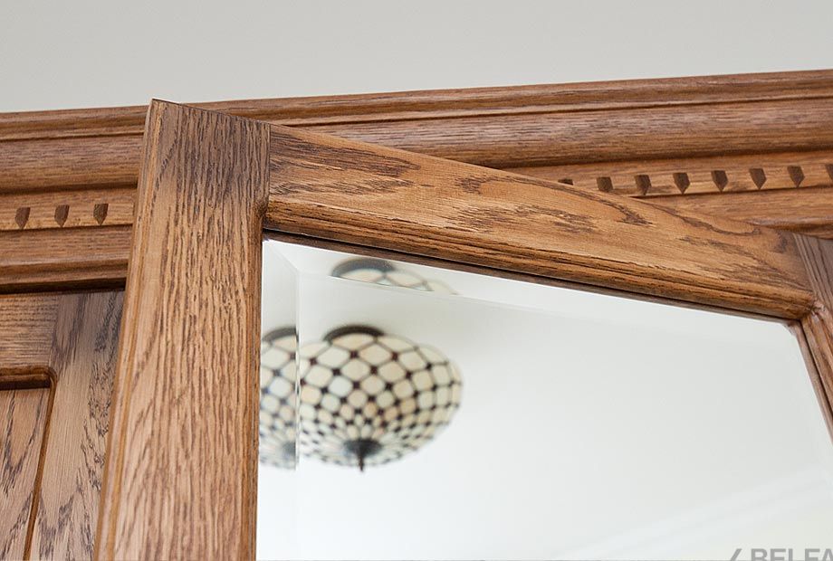 Шкаф 5-ти дверный "Верди Люкс" массив и шпон дуба 2