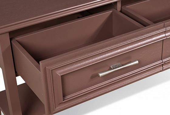 Стол-консоль "Сакраменто" массив и шпон дуба, МДФ 4