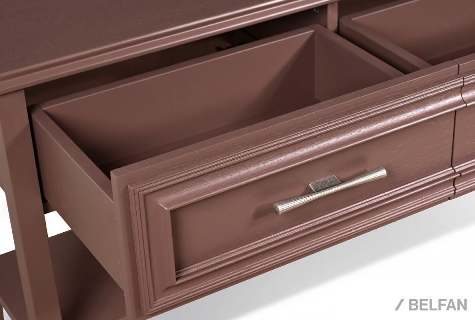 Стол-консоль "Сакраменто" массив и шпон дуба, МДФ 4