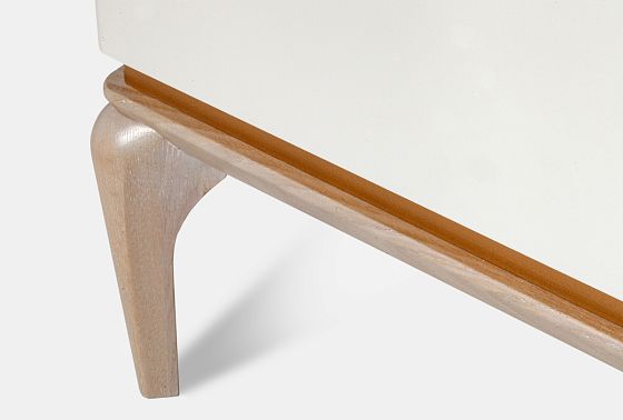 Тумба "Алекса" 3 (с ящиками) массив и шпон дуба, МДФ 13