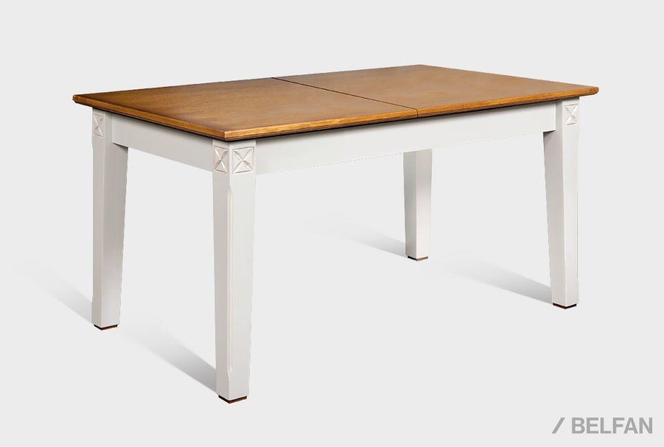 Стол обеденный "Бриансон" раскл. массив и шпон дуба, МДФ 1