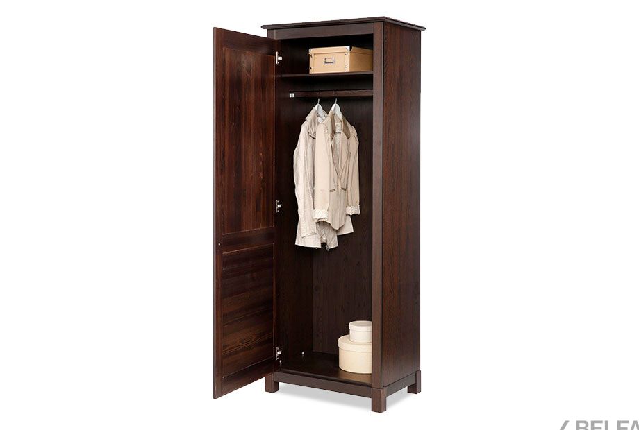 Шкаф для одежды 1-но дв. "Рауна" 100 массив сосны 3