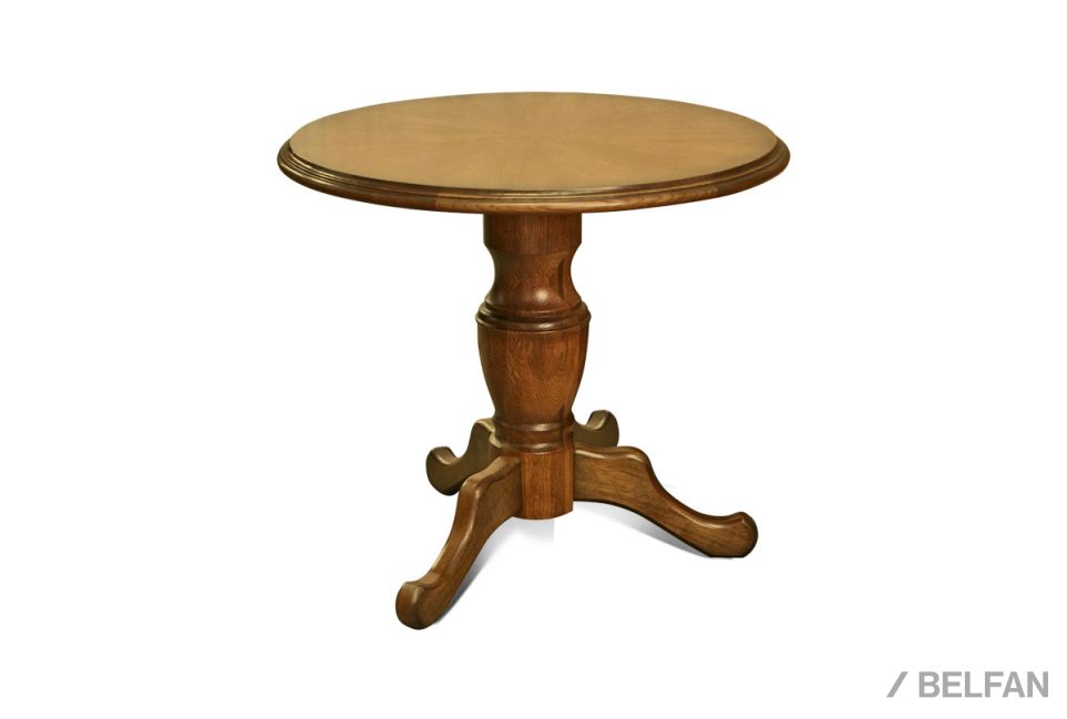 Стол журнальный "Верди Люкс 5" массив и шпон дуба 1