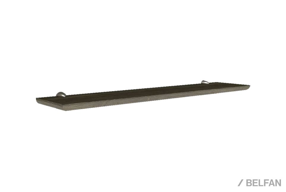 Полка настенная "Верди Люкс  А1" массив и шпон дуба 1