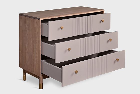 Комод "Меридиан" 3 массив дуба, МДФ 2