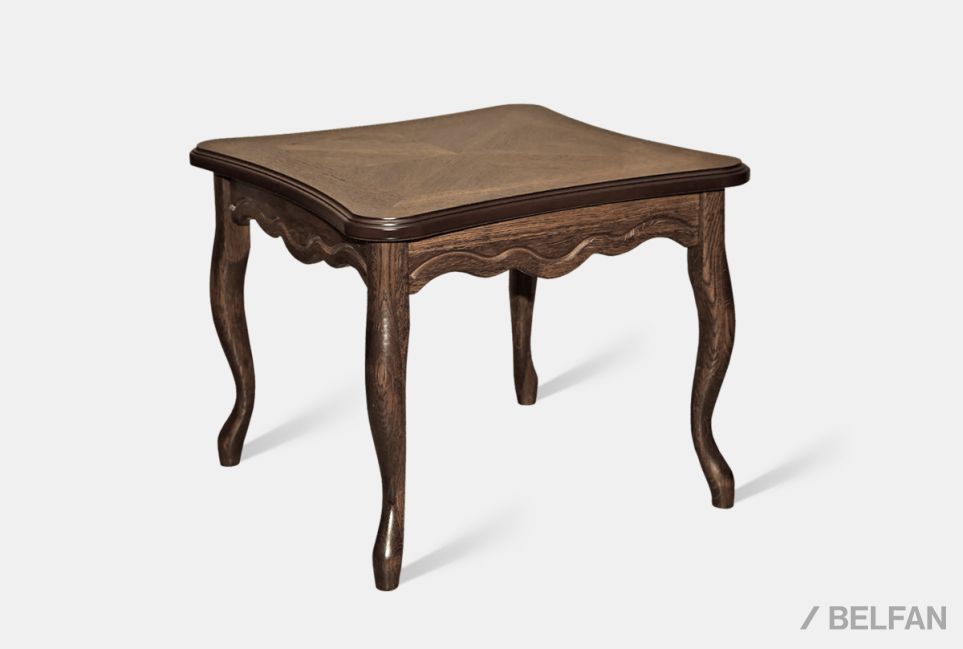 Стол журнальный "Алези 04" массив и шпон дуба 1