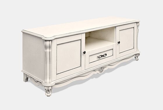 Тумба под ТВ "Алези 2" массив и шпон дуба 4