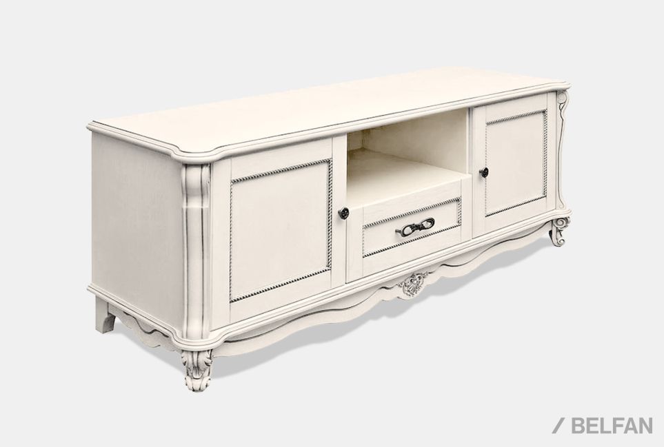 Тумба под ТВ "Алези 2" массив и шпон дуба 1