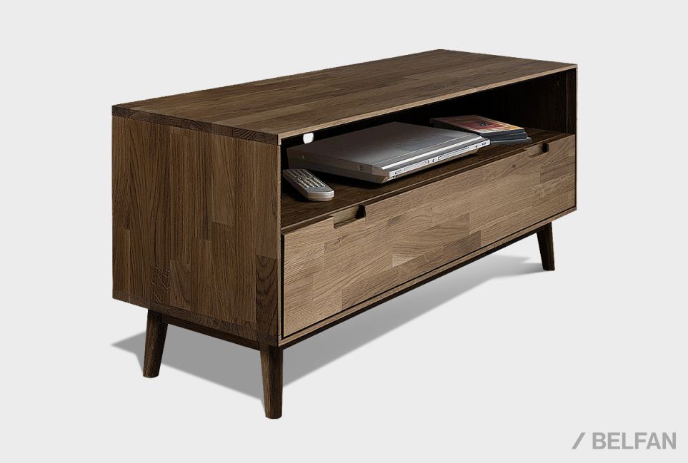 Тумба под ТВ "Ирвинг" 2 массив дуба 1