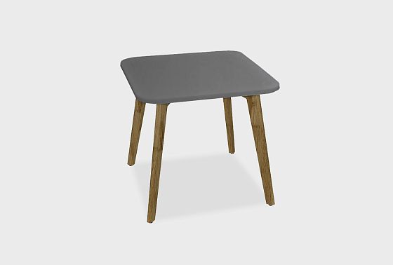 Стол журнальный "Уоллстрит" квадратный 261 массив дуба, МДФ 2