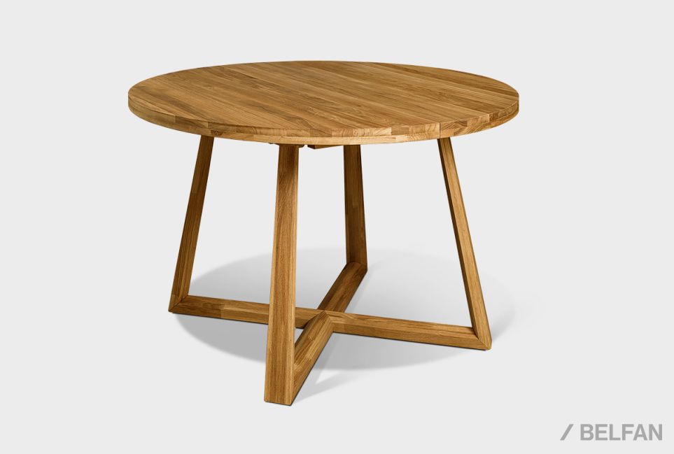 Стол обеденный "Мидгард" (раскладной) массив дуба 1