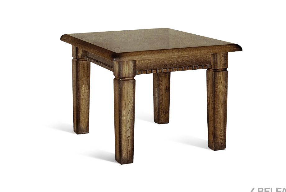 Стол журнальный "Верди Люкс 2" массив и шпон дуба 2