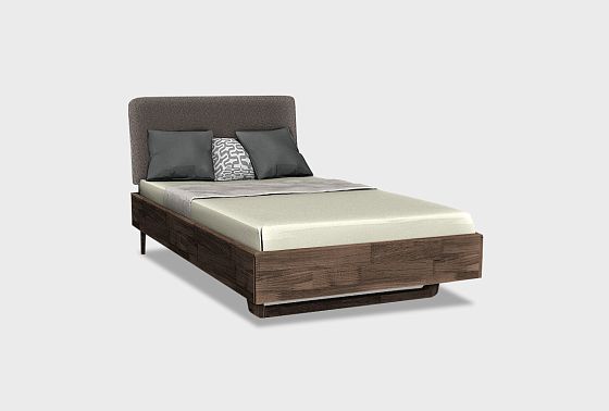 Кровать "Уоллстрит" (мягкое изголовье) массив дуба 3