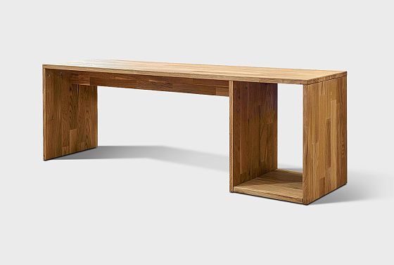 Скамья-приставка к кровати "Берген" массив дуба 4