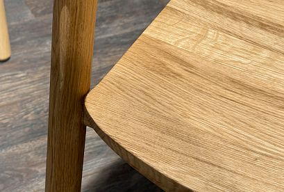 Стул "Лугано" с подлокотниками; дуб натуральный