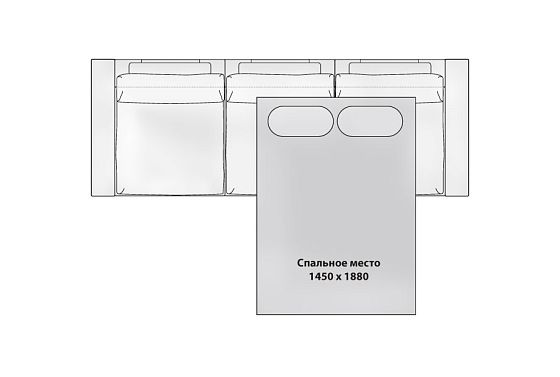 "Лофт" диван 3-х модульный  5