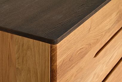 Комод "Элва" B-3; *ВМФ-1571; бейц-масло, графит