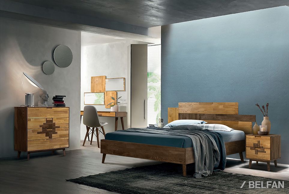 Кровать "Ирвинг Дизайн" массив дуба 3