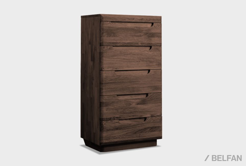 Комод "Бремен" 5 (высокий) массив дуба 1