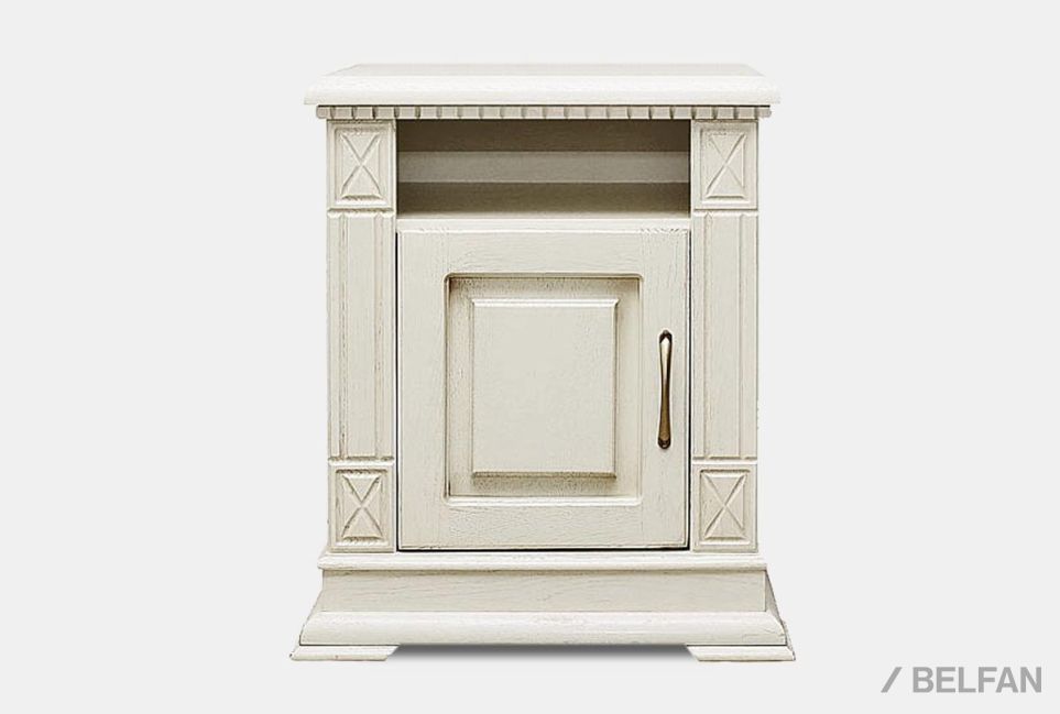 Тумба прикроватная "Верди Люкс" массив и шпон дуба 1