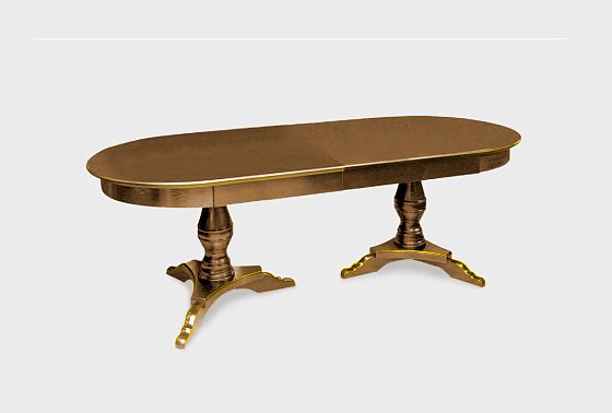 Стол обеденный "Полонез" 41/01 массив и шпон дуба 2