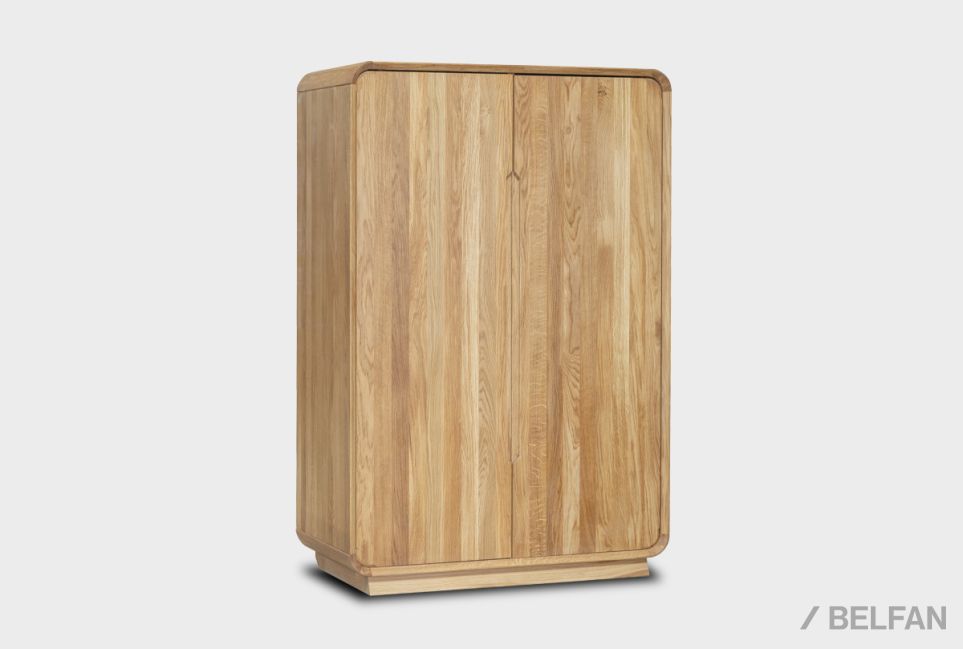 Тумба высокая "Монблан" массив дуба 1