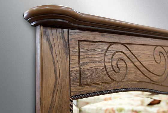 Зеркало "Алези" массив и шпон дуба 3