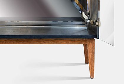 Тумба высокая "Сакраменто" (стекло)