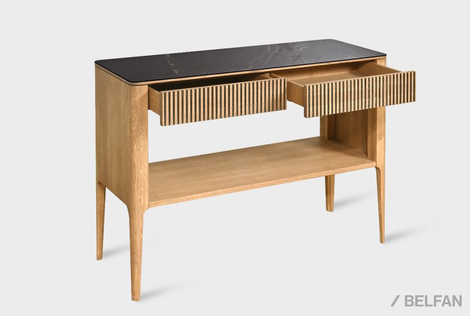 Стол-консоль "Бергамо" массив дуба 4