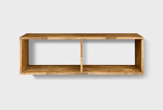 Полка настенная "Cube Design" 2 массив дуба 5