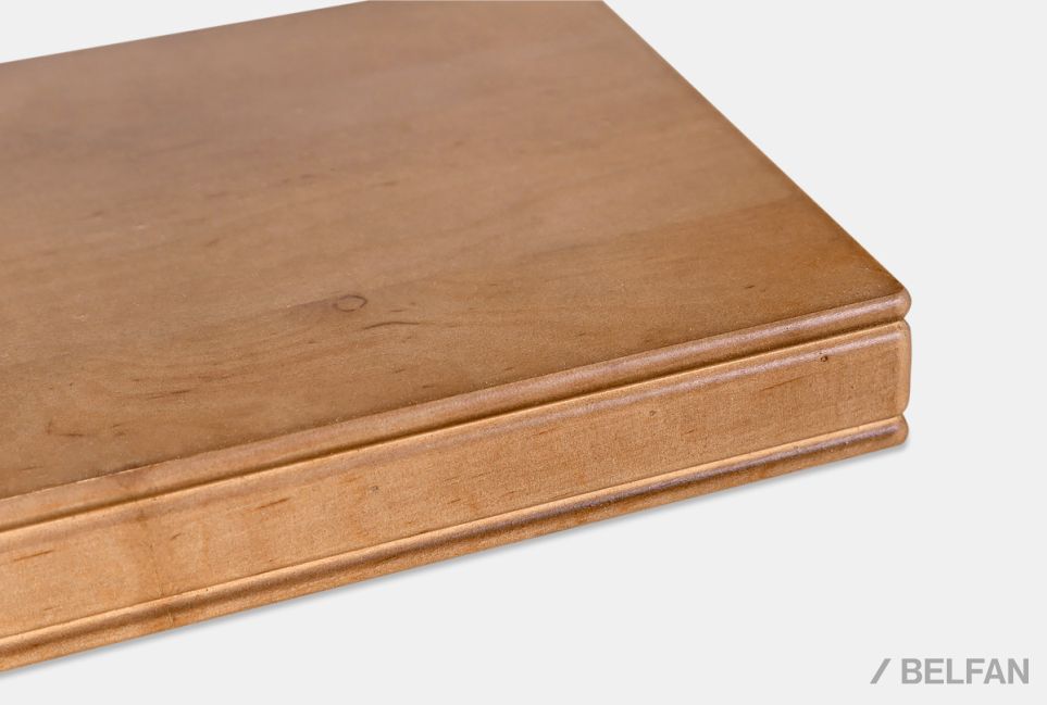 Полка навесная "Тэфи" массив и шпон дуба 3