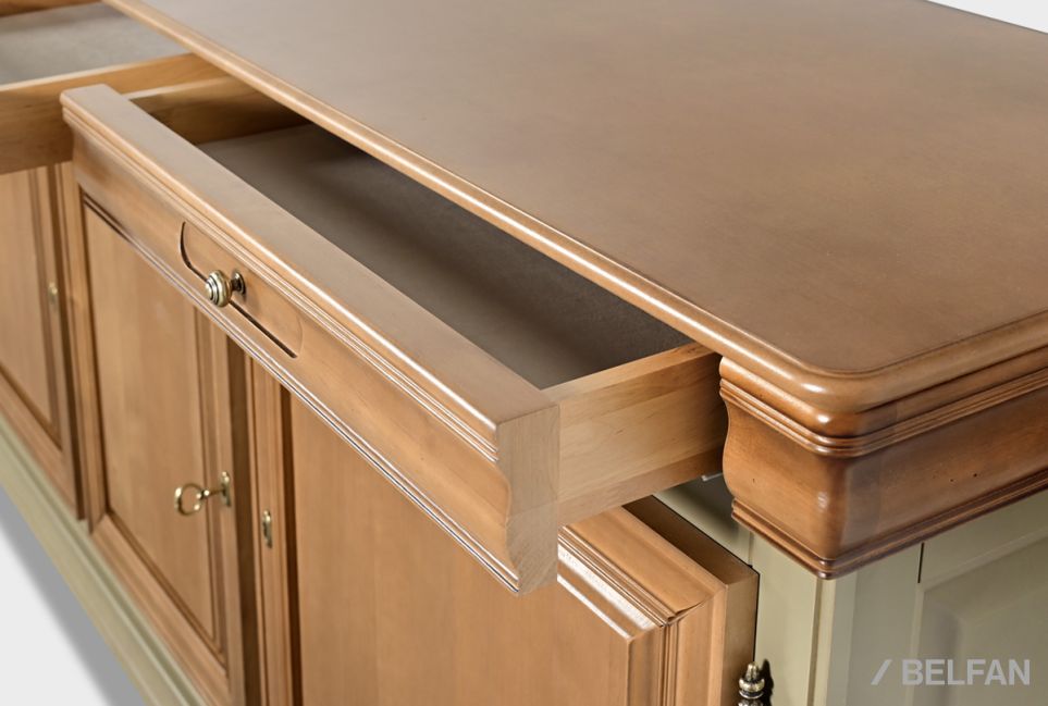 Тумба "Оливия" (широкая) массив и шпон ольхи 4