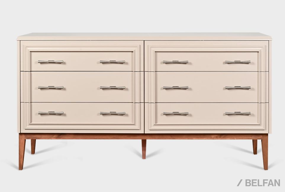 Комод "Сакраменто" 6 массив и шпон дуба, МДФ 6