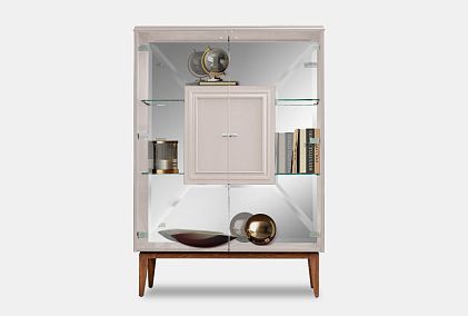 Тумба высокая "Сакраменто" (стекло)