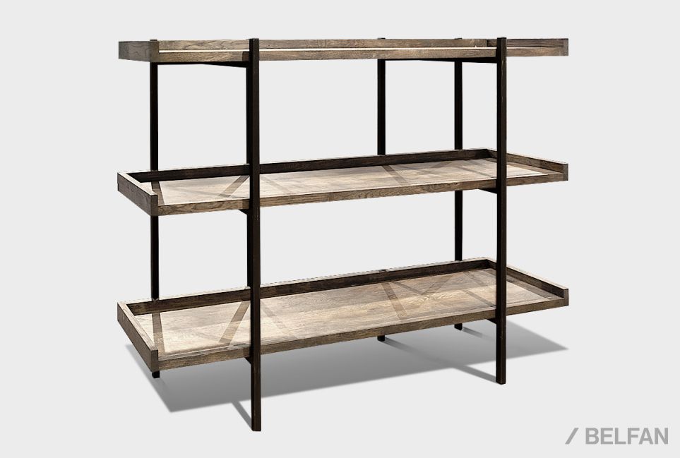 Стеллаж открытый "Cube Design" 3 массив дуба 1