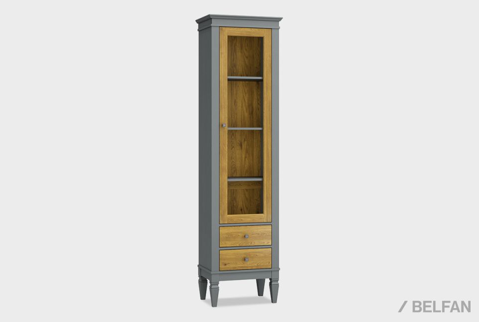 Витрина "Ольса-С" 102 (правый) массив сосны 3