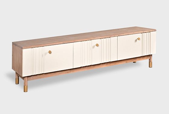 Тумба под ТВ "Меридиан" 180 массив дуба, МДФ 4